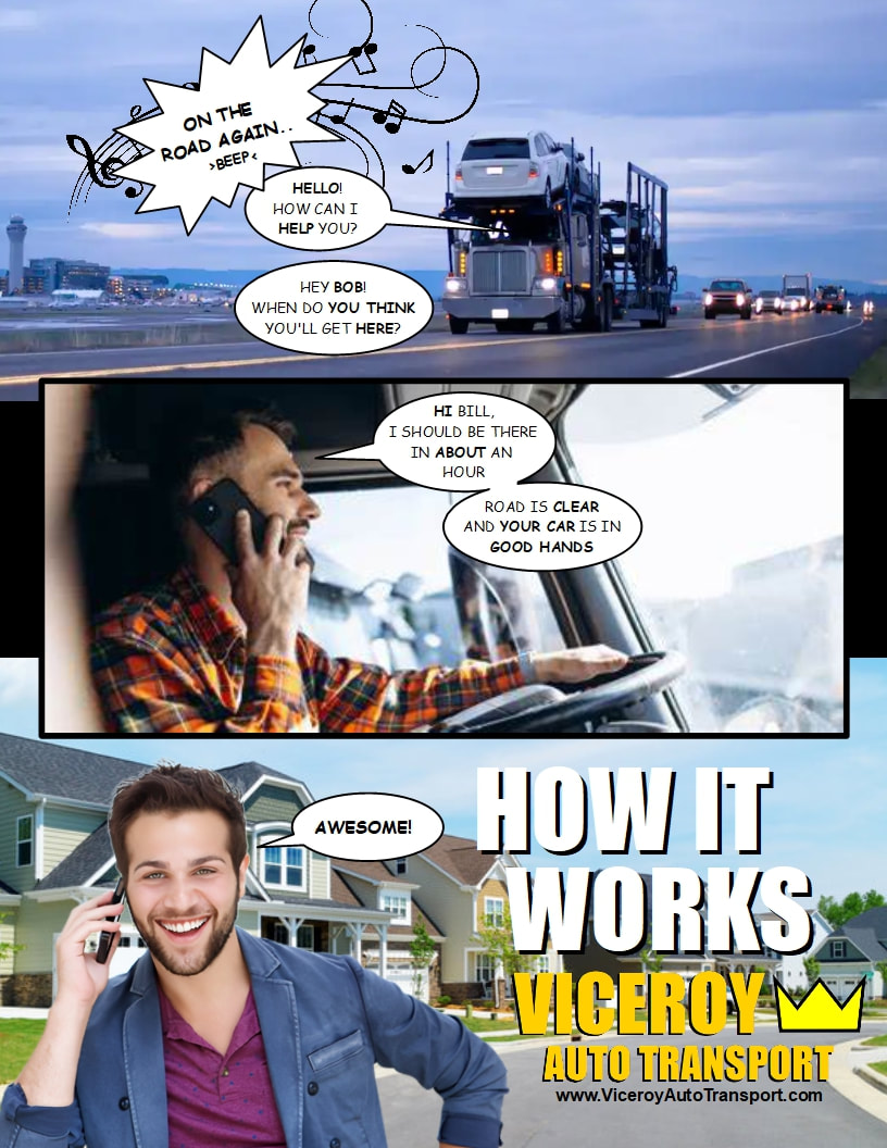 Communicating with open car hauler: Stay informed during open auto transport.