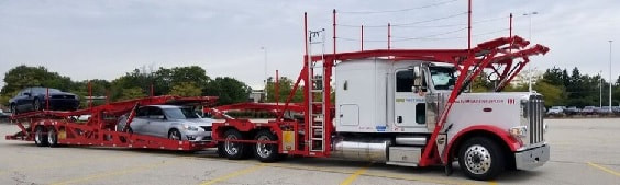 All loaded vehicles onto a car hauler should be fully insured by the carrier. 