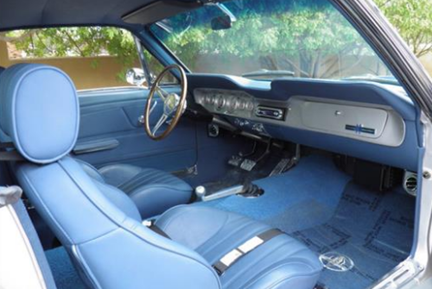 Interior 1965 Mustang in Corona, California