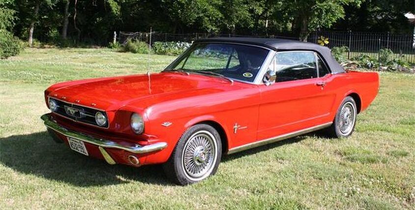 Front 1965 Ford Mustang 