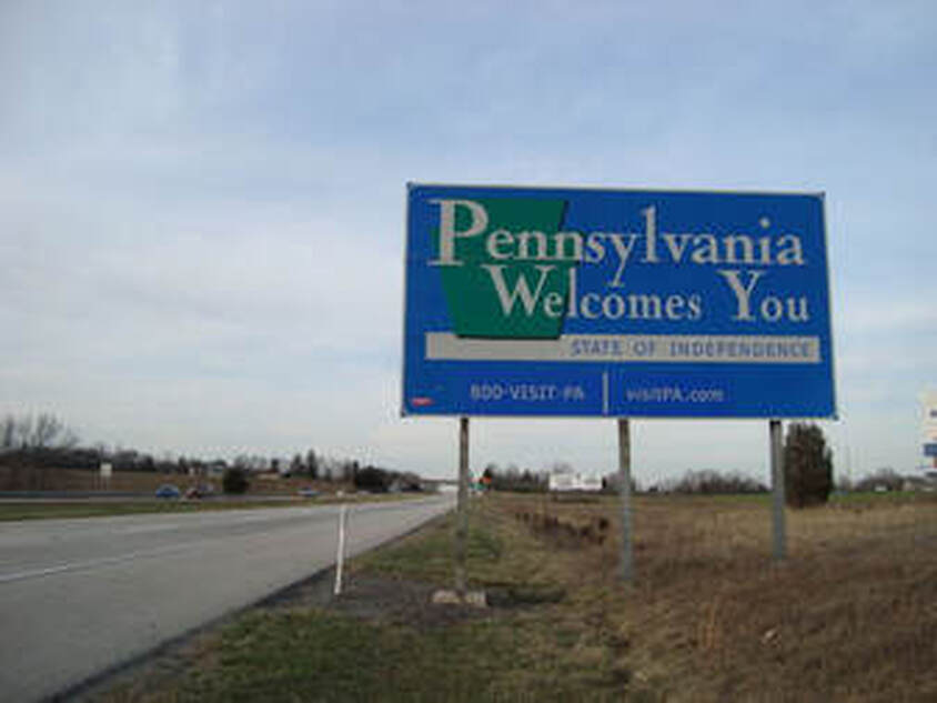 Get your car transported to or from Pennsylvania 
