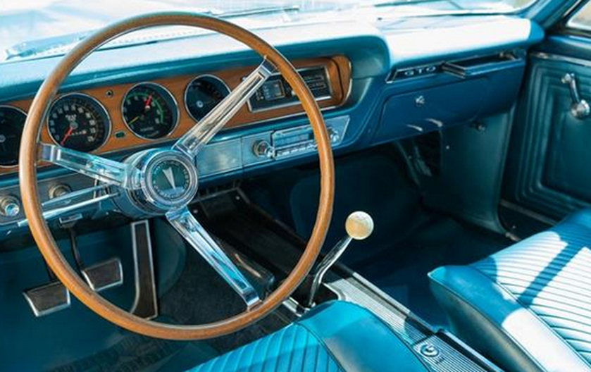 1965 Pontiac GTO in Milford, Michigan interior