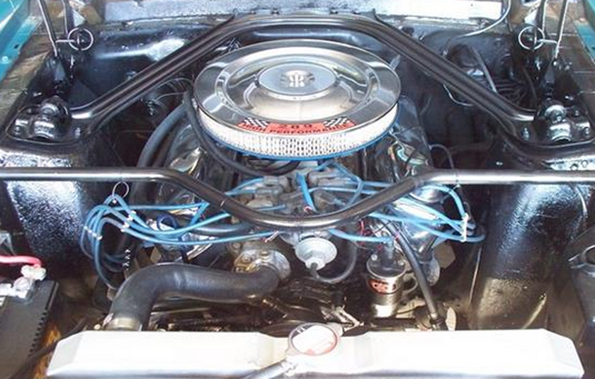 1967 Ford Mustang in Cypress, Texas engine