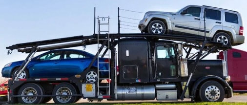 Upper Deck Car Shipping is the best position on open auto hauler.  